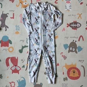 Hanna Andersson Dr. Seuss Birthday one-piece pajamas